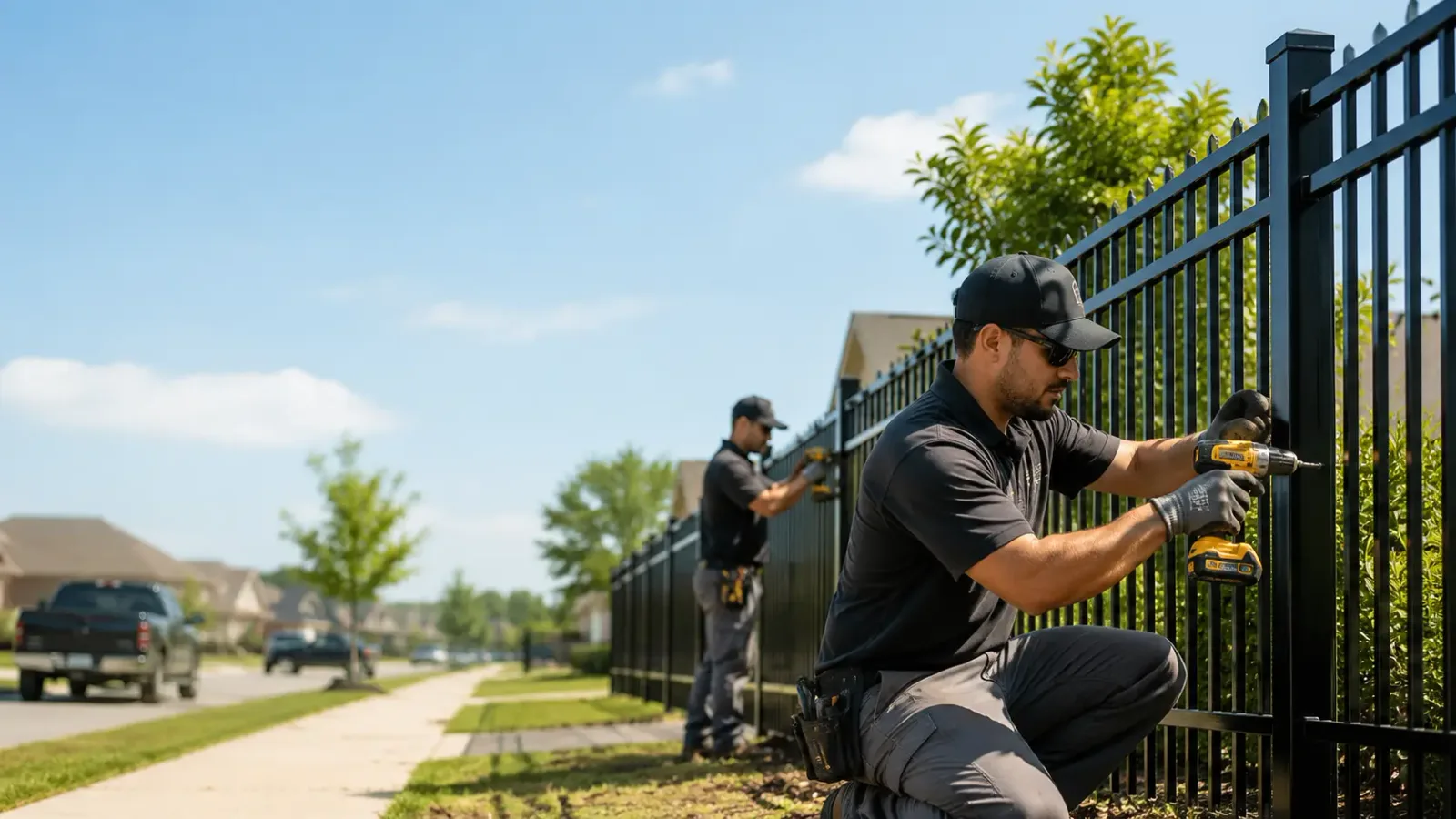 Metal Fence Installation in Forest Hill, LA